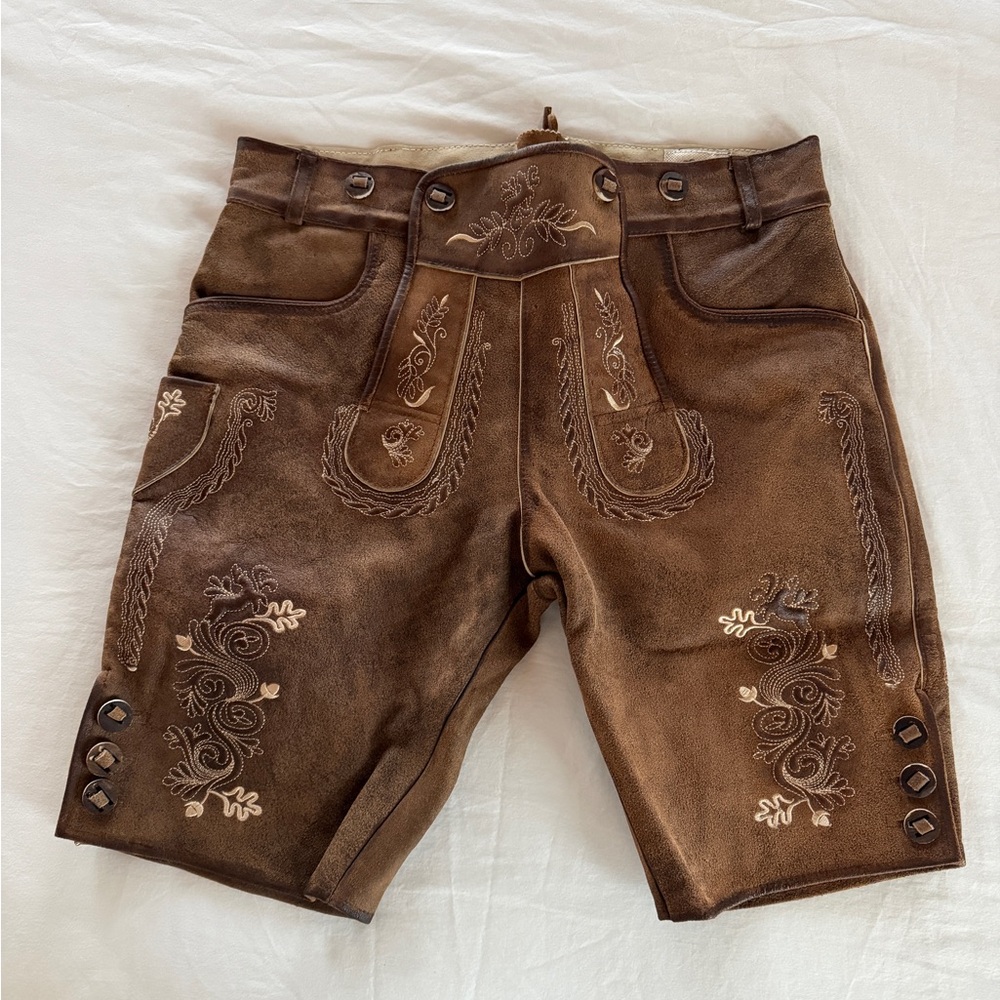 Men's Trachten Leather Lederhosen